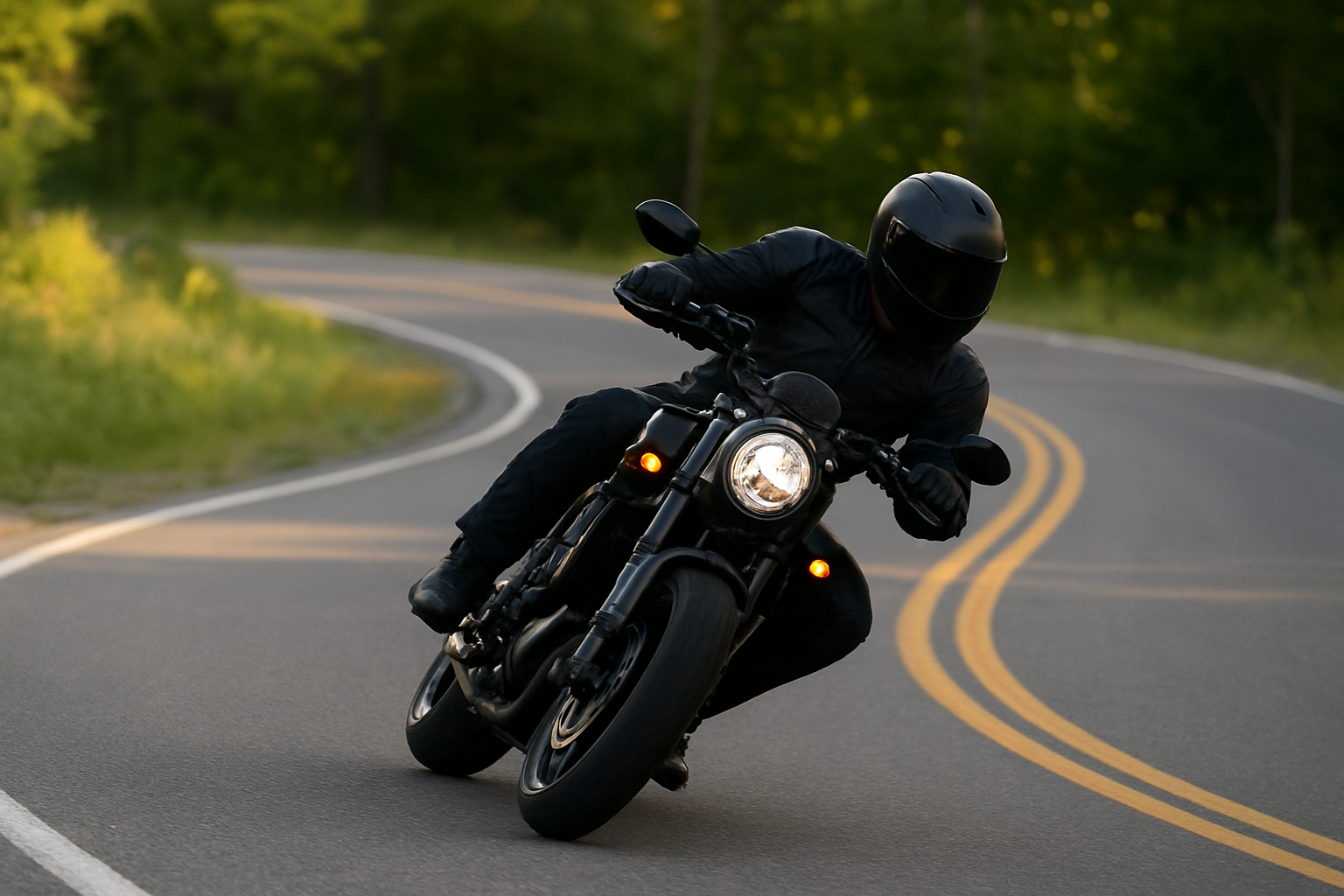 Motorcycle riding