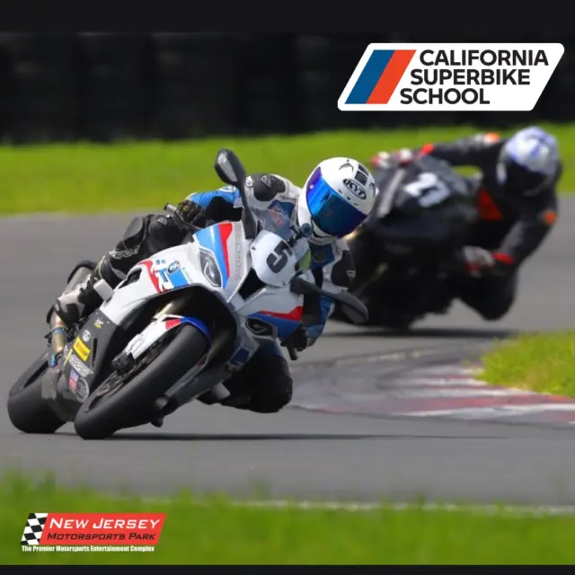🏁 California Superbike School is coming to NJ! 🏍️💨

CSS is headed to New Jersey Motorsports Park this May and there are still a few spots left!

📅 May 7 & 8 – 2-Day Camp
📅 May 9 – Single Day

🔥 Special Offer for Cross Country Cycle Riders!
Mention Cross Country Cycle when you sign up and get 20% OFF these dates!

⚠️ Offer valid only for new bookings – don’t wait, spots are limited!

📲 Tag your riding crew and let’s hit the track!

#SuperbikeSchool #CAsuperbike #NJMP #MotorcycleLife #TrackDay #CrossCountryCycle #RideBetter #MotorcycleTraining #s1000rr #makelifearide #bmwmotorradusa