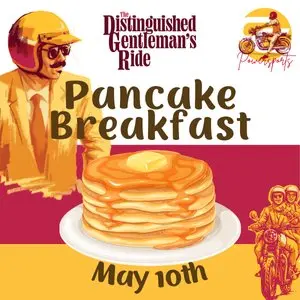🛵THIS SATURDAY 🛵
DGR 2025 Pancake Breakfast – Eat for a Cause!
Join us on Saturday, May 10th from 10:00 AM to 12:30 PM for a delicious Pancake Breakfast in support of the Distinguished Gentleman’s Ride Metuchen!
Fuel up with fluffy stacks, hot coffee, and good company — all while raising funds for the Movember Foundation and its mission to support men’s health, including prostate cancer research and mental health initiatives.

Every bite brings us closer to our goal.
Ride dapper. Eat pancakes. Support the cause.

All proceeds go to Movember. Everyone’s welcome!