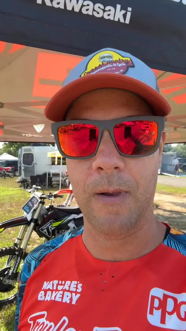 Direct from #etownmx . Come and join us #mx #triumphmx #dirtbikes #dirtbikelife