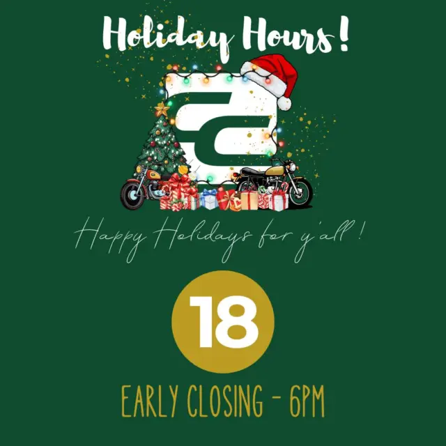 🎄✨ Holiday Hours Update ✨🎄

This Thursday 18th, we’ll be closing our stores a little early at 6:00 PM as we gather to celebrate the season and the end of an incredible year with our team 🎉🥂

From the bottom of our hearts, thank you to all our customers and friends for the love, support, and business throughout 2025. You’ve made this year truly special, and we’re so grateful to have such an amazing community around us.

Wishing you all joy, warmth, and holiday cheer — Merry Christmas and happy holidays! 🎅🎁