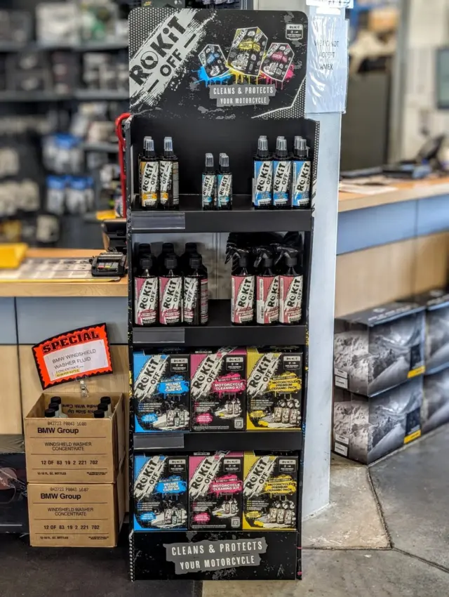 🧼✨ Now In Stock @ Cross Country Cycle! ✨🧼

We’re excited to now carry ROKiT Cleaning Products — the same premium bike care trusted in BMW World Superbike racing. 🏁🔥

If it’s good enough to keep WorldSBK machines looking race-ready, imagine what it’ll do for your ride. From quick detailers to full cleaning solutions, ROKiT helps keep your motorcycle looking showroom fresh while protecting your finish.

Stop by Cross Country Cycle and level up your bike care game today!

🏍 Clean bike. Fast bike. Race-proven results.

#CrossCountryCycle #ROKiT #BMWMotorrad #WorldSBK #BMWWorldSuperbike BikeCare MotorcycleDetailing RideClean WeRide MotorcycleLife