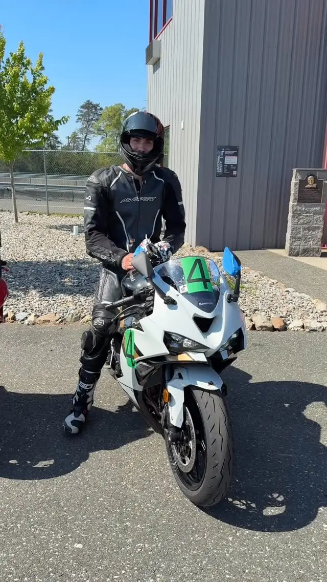 And here is the winner of our promo BUY A SPORTBIKE WIN A TRACK EXPERIENCE at NJMP enjoying his first track experience. Awesome #bikelife #weride #crosscountrypowersports #crosscountrycycle